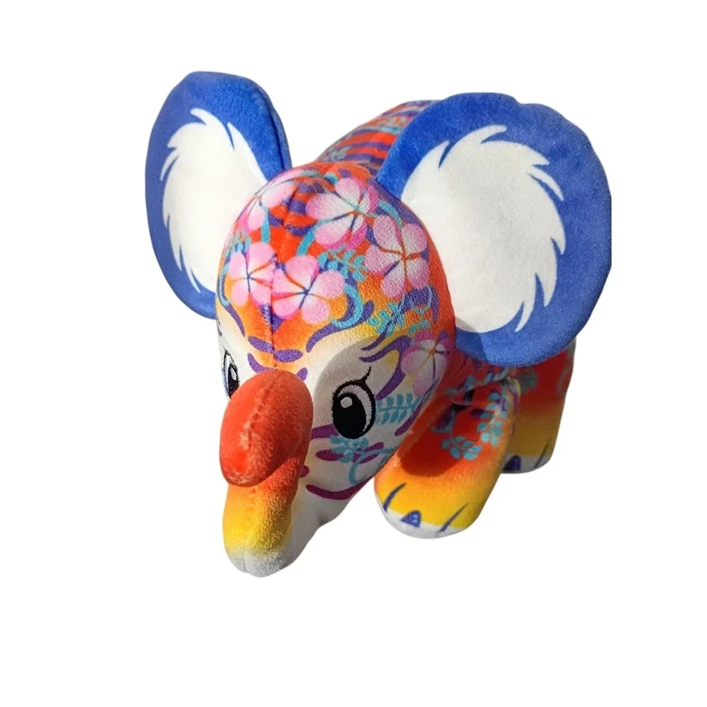 Pop Art Soft Cepia Mighty Size TIGER Elephant Plush‎ Beanie Toy 9